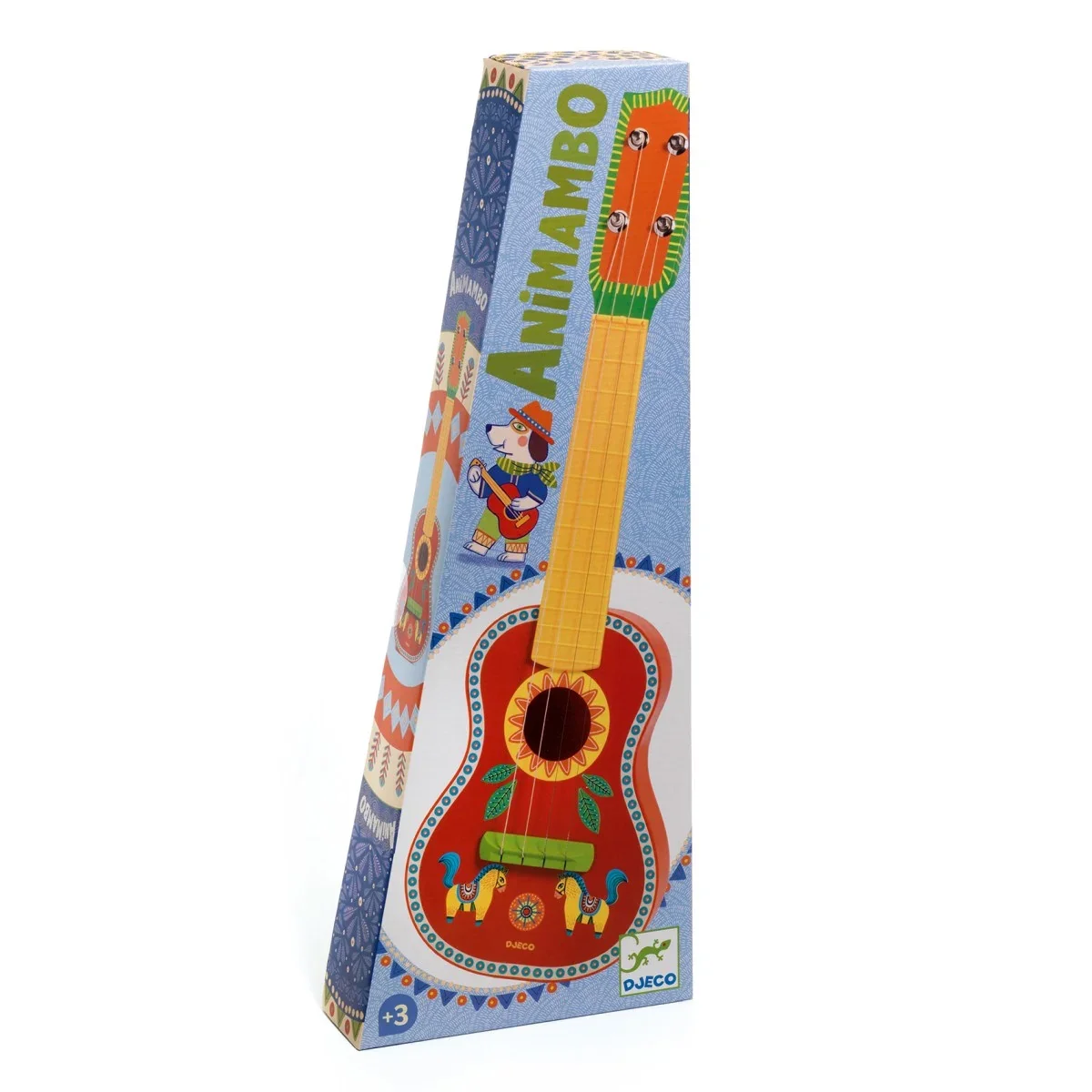 Djeco Ukulele, Musikspielzeug, Spielzeuginstrument - Animambo