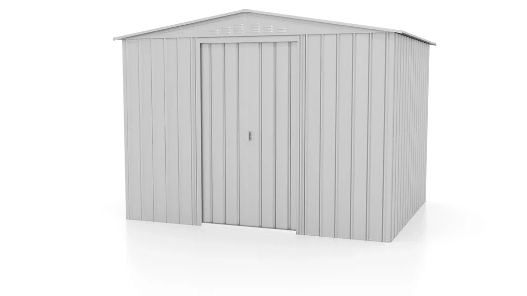 Gerätehaus Tower 108, Silber-Metallic