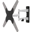 TV-Wandhalterung vollbeweglich 26 - 42 " 30 kg Silber/Schwarz