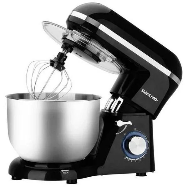 NL Leistungsstarke Küchenmaschine - 1500W - 6L - Schwarz