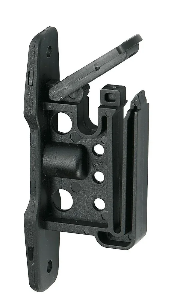 Klippisolator "Easy Tape" für Band und Seil, Farbe schwarz, 25 Stück im Beutel