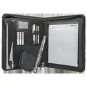 Konferenzmappe mit herausnehmbarer Ringbuchmechanik, inkl. DIN A4 Schreibblock