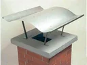 Kamindach 70 x 100 cm, Kaminabdeckung aus Edelstahl V2A