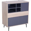 Mehrzweckschrank Kommode Sideboard Konsole Flur ausziehbar Ablagefach 78 x 39 x 87,2 cm
