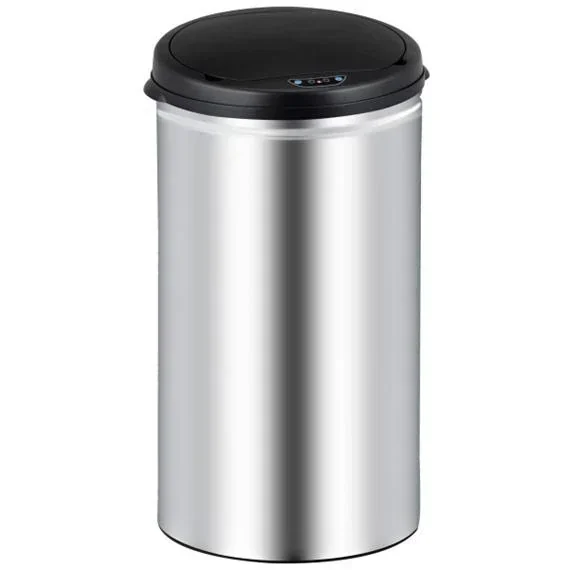 Abfallbehälter mit Sensor aus Edelstahl 40 Liter