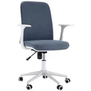 Bürostuhl mit Wippenfunktion Home-Office-Stuhl höhenverstellbarer Schreibtischstuhl ergonomisch 360°-Drehräder Schaumsto