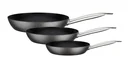 Bratpfannenset, 3-teilig, 20/24/28 cm aus Kohlenstoffstahl Avanti