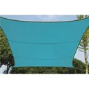 SONNENSEGEL - VIERECK - 5 x 5 m - HIMMELBLAU