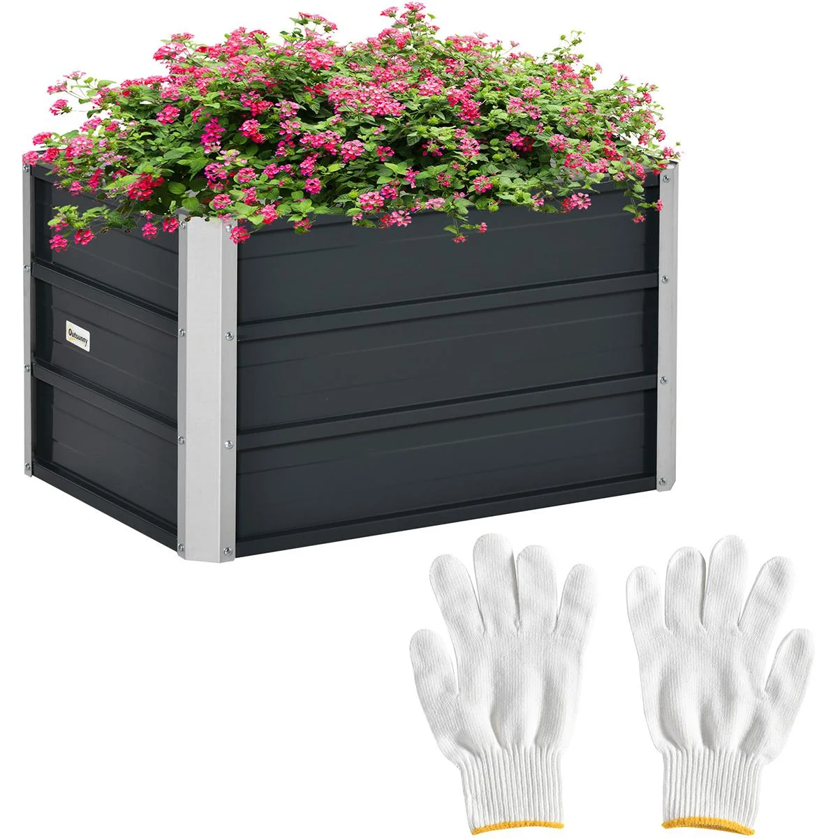 Hochbeet aus Stahl Gartenbeet Pfla