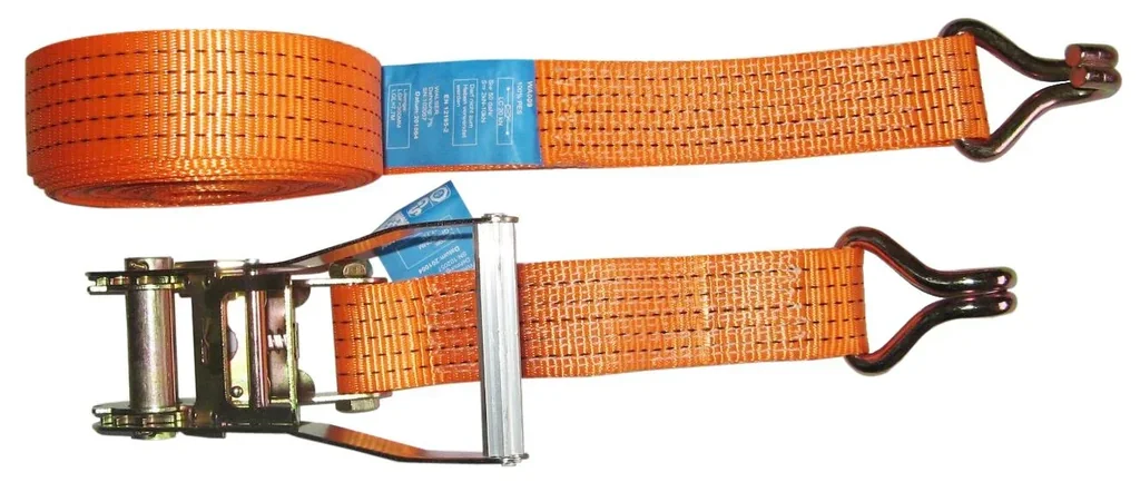 Lastengurt 8m/50mm - mit Haken und Ratsche 2000daN