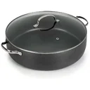 Mehrzer - Runde Kasserolle mit Glasdeckel - 34cm