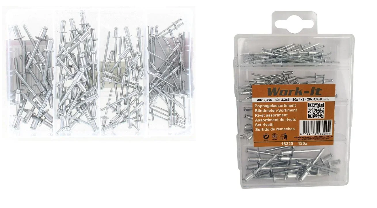 Blindnieten Satz 120-teilig