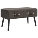 Couchtisch 80x40x46 cm Samt grau