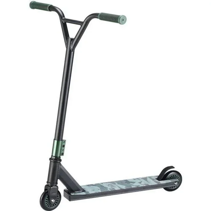 Army Basic Freestyle Scooter - 100mm - 100 kg max - Fußbremse - schwarz
