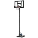 Basketballständer tragbar freistehend verstellbarer Basketballständer mit zwei beweglichen Rädern geeignet für den Außen