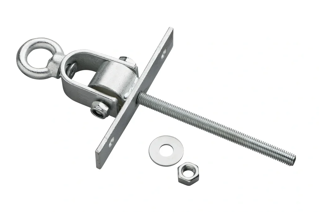 Schaukelhaken Safety Type mit Ringschraube M10, verzinkt M12x160 für Schaukeln und Rutschen