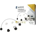 TV-Wandhalterung fixiert 42 - 60 " 35 kg