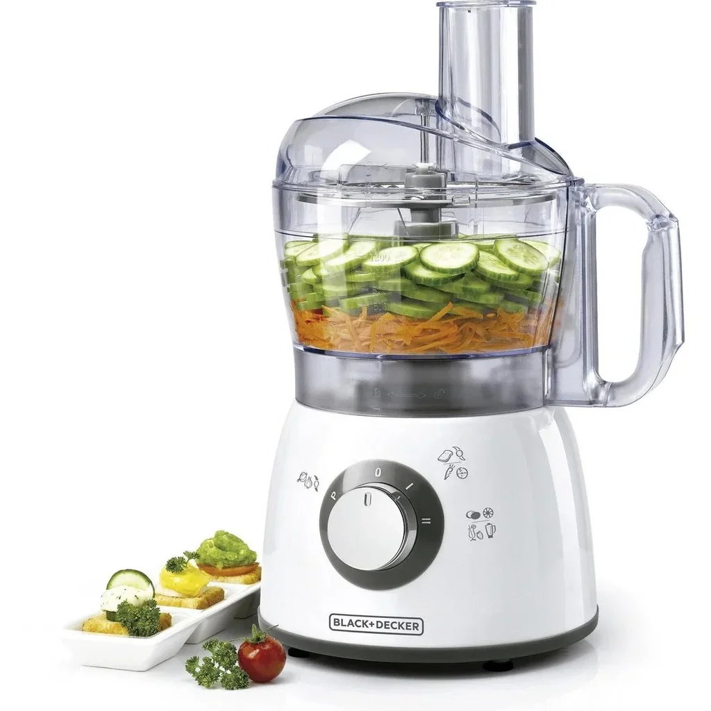 Küchenmaschine - weiß - 400W - inklusive 4 Zubehörteilen