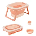Faltbare Babywanne mit Waschbecken und Shampoobecher