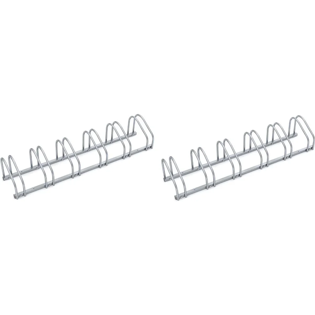 2 Stück Fahrradträger - Fahrradschuppen für 12 Fahrräder - 160x32x27 cm - Fahrradträger aus Metall