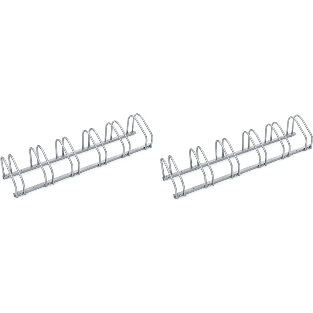 2 Stück Fahrradträger - Fahrradschuppen für 12 Fahrräder - 160x32x27 cm - Fahrradträger aus Metall