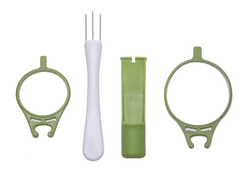 Gurkenglas-Butler mit Piekser, Limettengrün