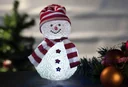 Schneemann - Figur mit Farbwechsel LED