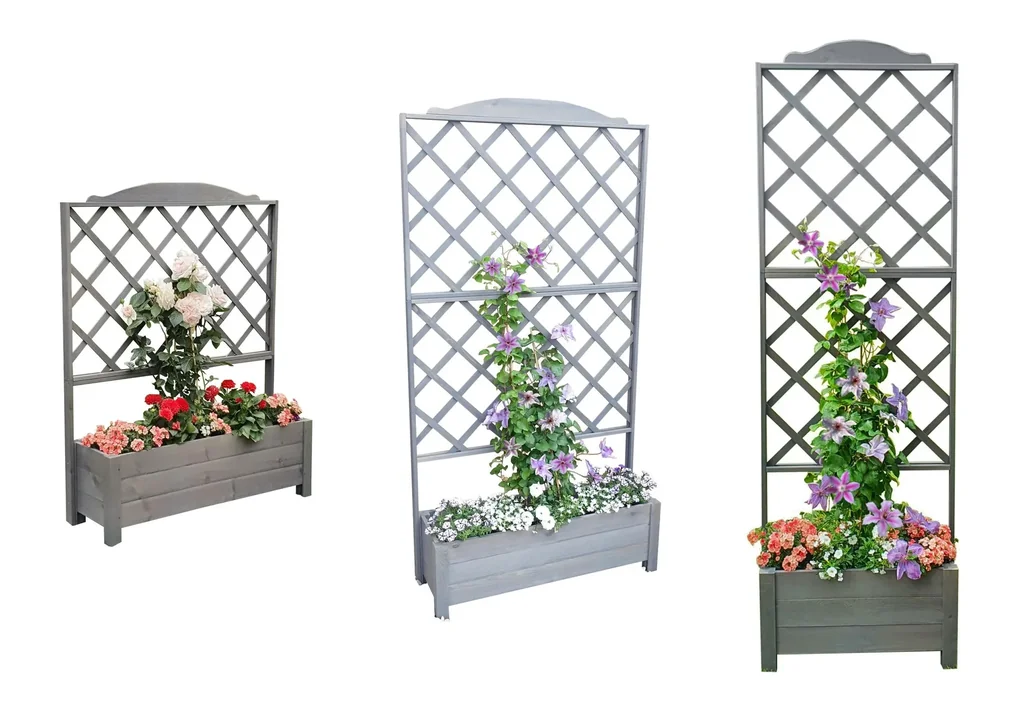 Rankkasten Botanica 69 x 210 cm, grau