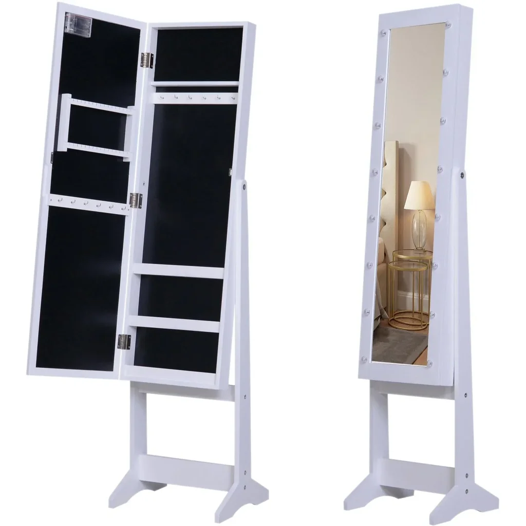 LED Schmuckschrank mit Spiegel