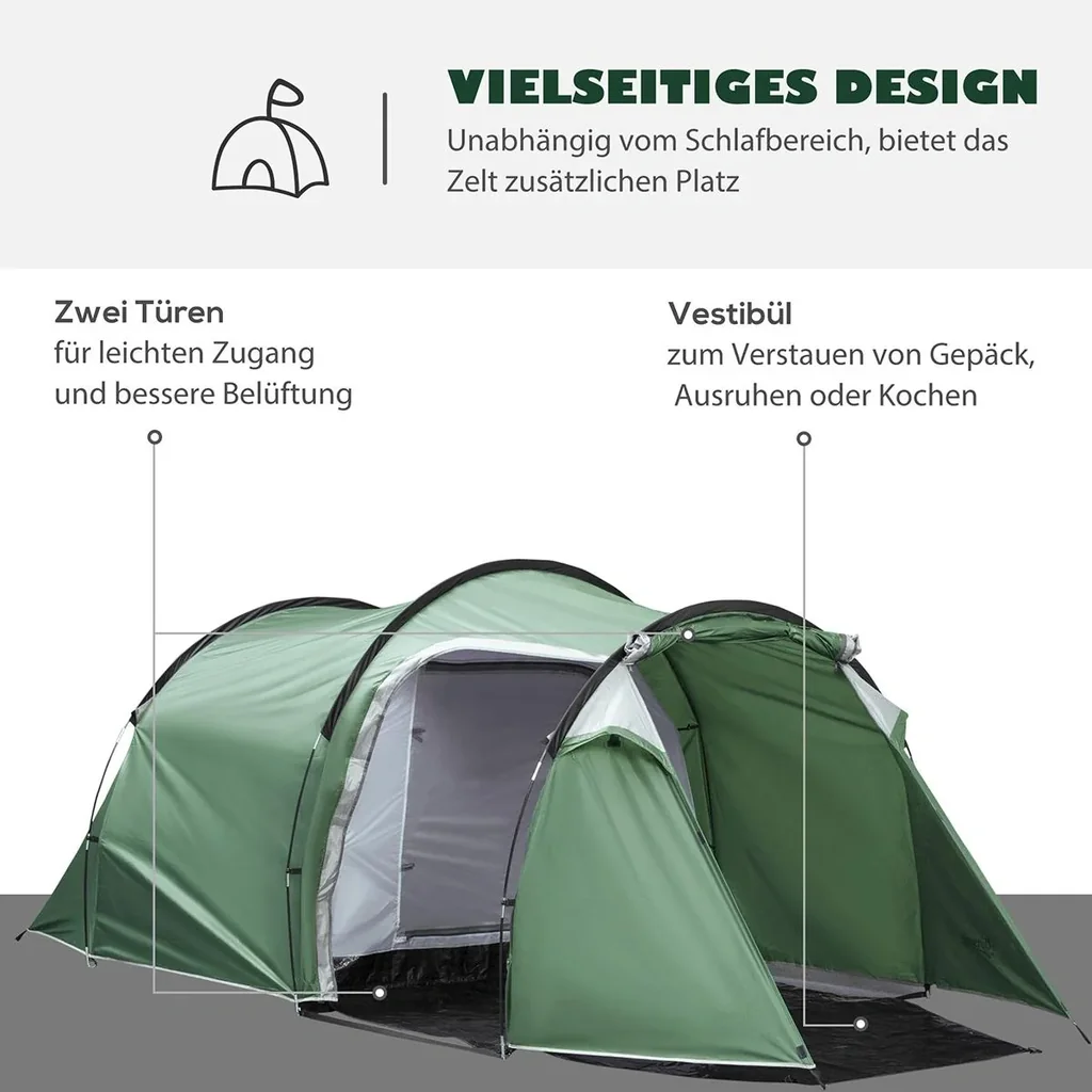 Campingzelt für 3-4 Personen