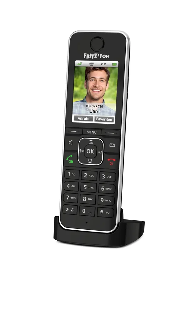FRITZ!Fon C6 Black Farbdisplay