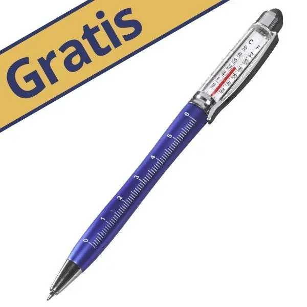 Kugelschreiber mit Thermometer