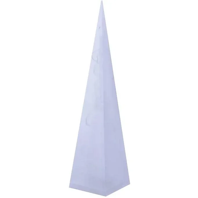 LED Leuchtpyramide 60cm 3D Hologramm Stern Pyramidenleuchte