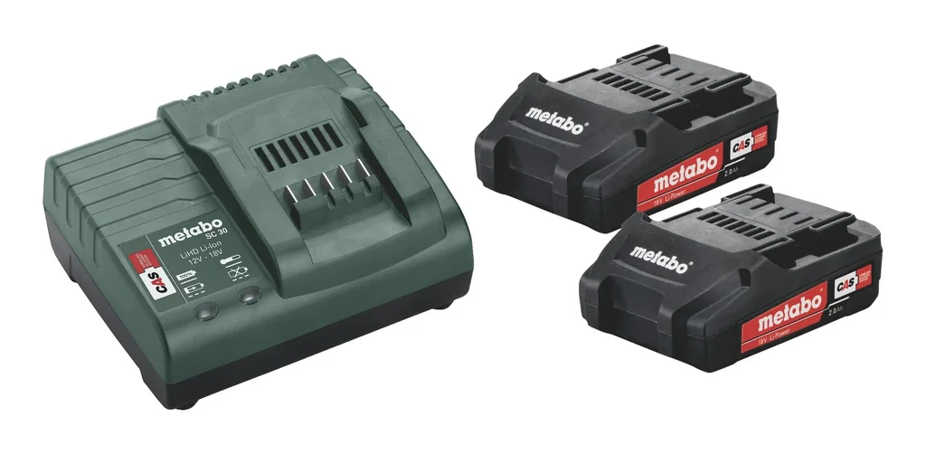 Basic-Set 2 x Li-Ion 2,0 Ah 18 V, Ladegerät SC 30