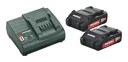 Basic-Set 2 x Li-Ion 2,0 Ah 18 V, Ladegerät SC 30