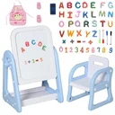 Kindertafel mit Stuhl und Malzubehör