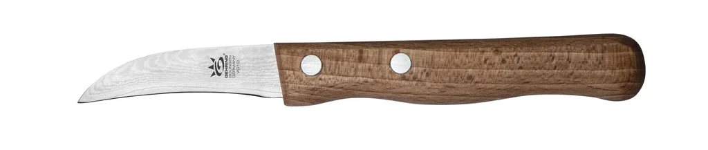 Damast Schälmesser, Klinge 6 cm