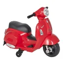 VESPA Elektromotorrad Kindermotorrad Elektrofahrzeug 18-36 Monate 3 km/h LED-Licht Sound PP-kunststoff Metall Rot