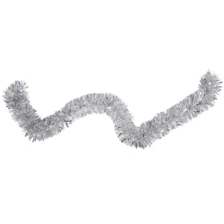 Weihnachtsgirlande - Silber 2 Meter - Ø15 cm