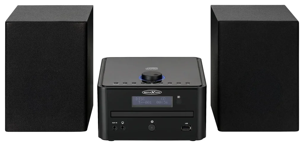 Stereo Micro-HiFi-System mit DAB+/UKW, USB, MP3/CD und Bluetooth