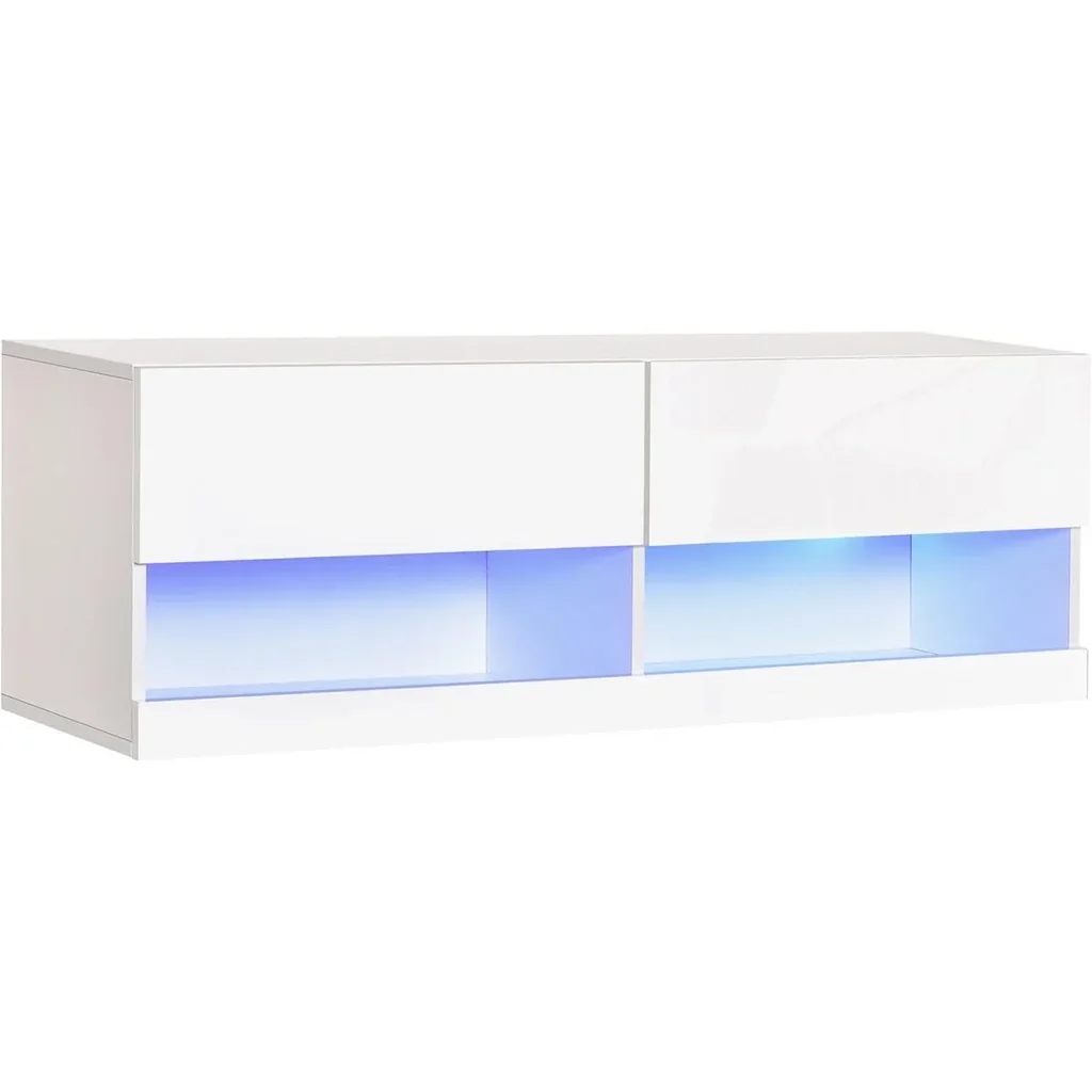 TV Board mit LED Beleuchtung weiß