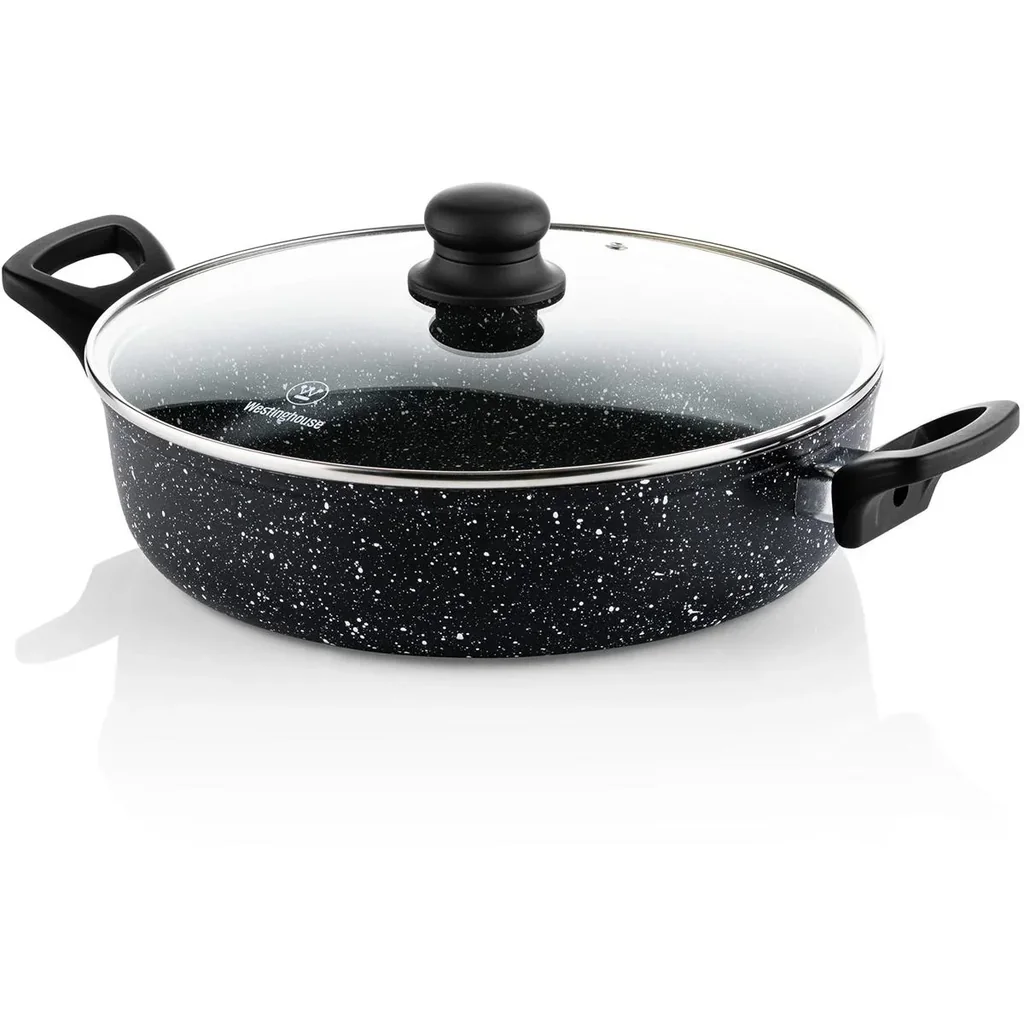 Bratpfanne Schwarzer Marmor - 28 cm