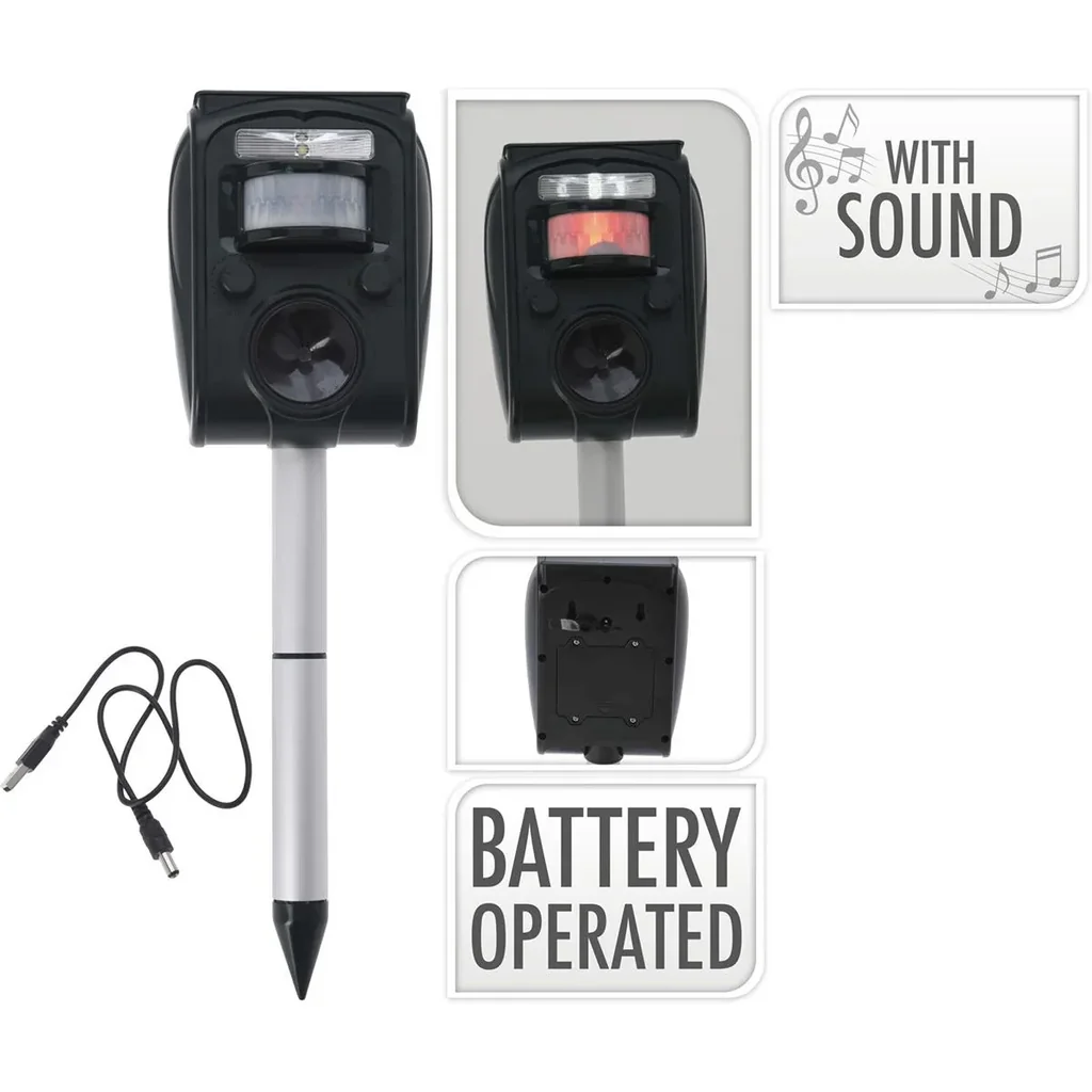 Junai Schädlingsbekämpfer / Tierjäger - wiederaufladbar - gegen Vögel, Kaninchen, Hunde und Katzen - 8 Meter Reichweite