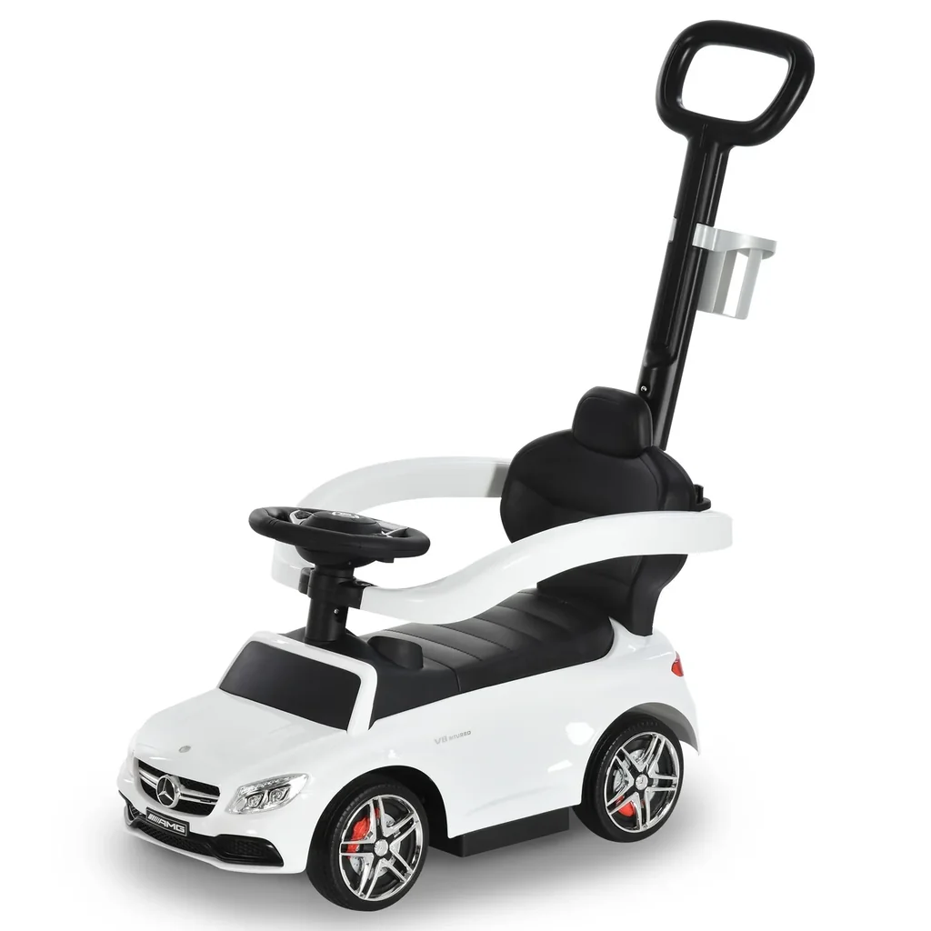 Rutschauto mit Schub- und Haltestange