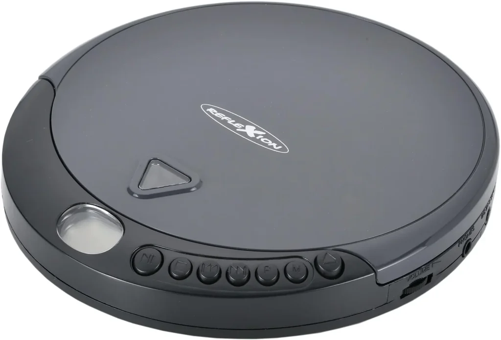 Tragbarer CD-Player mit Ohrhörer