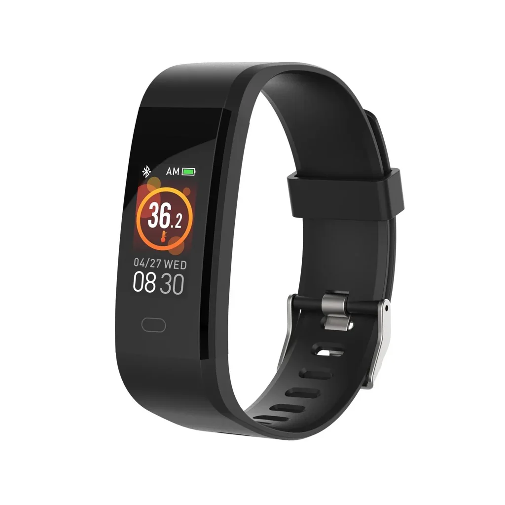 Fitnessarmband mit Herzsensor und Körpertemperatursensor
