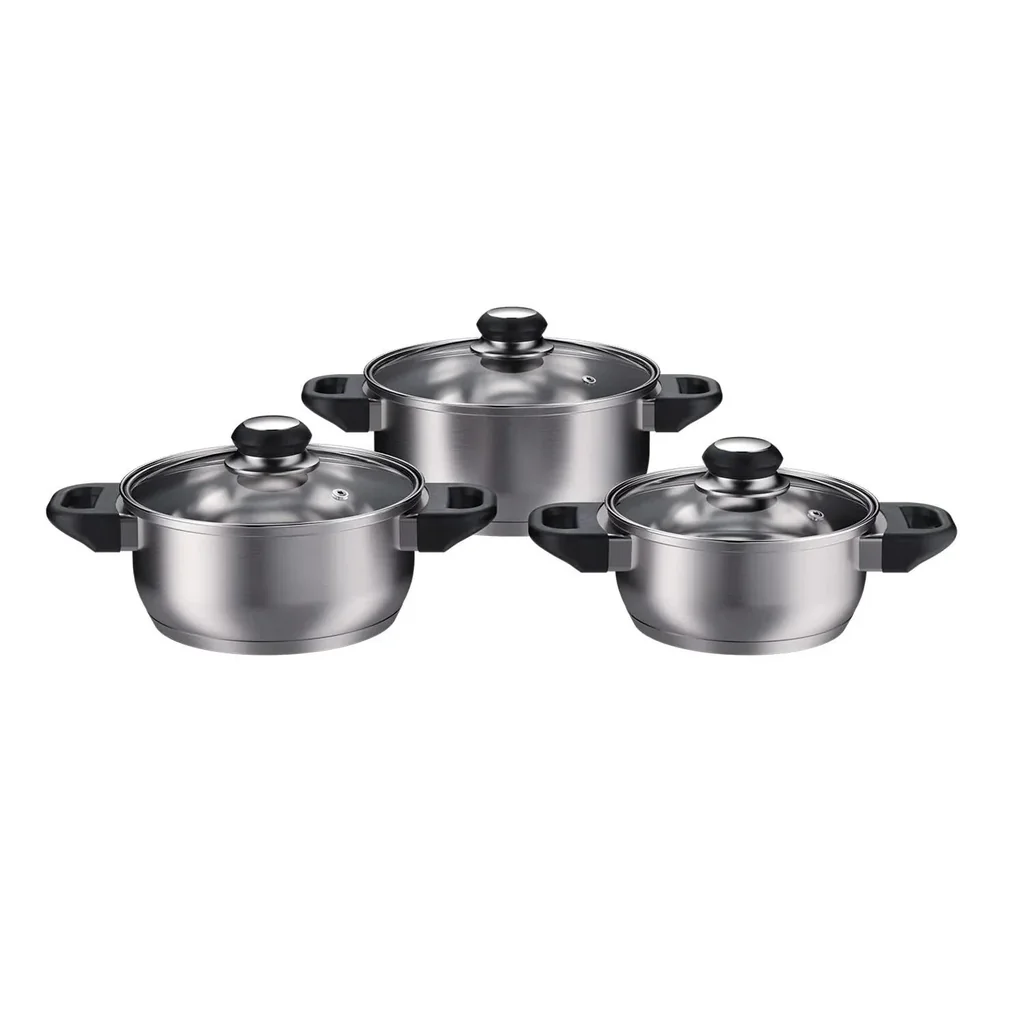 Kochtopf-Set 16/18/20 cm, Edelstahl