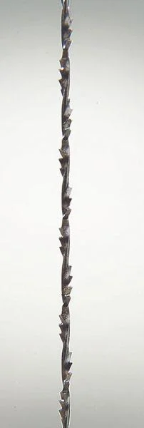 Spiral Laubsägeblätter 12 Stück für Rundungen, mittel