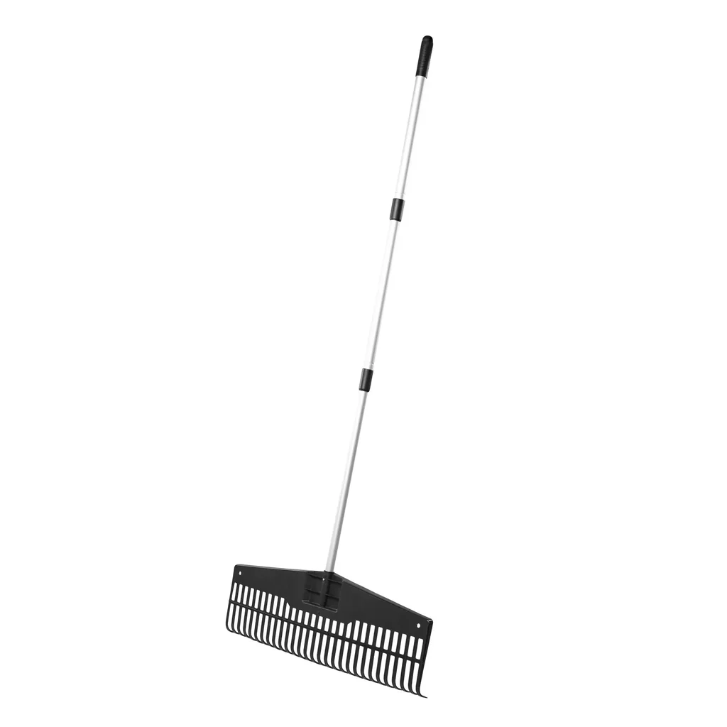 Jumbo Rechen 75 cm mit Aluminium Teleskopstiel