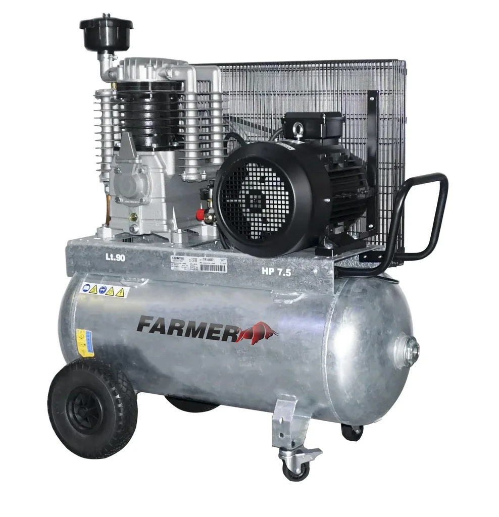 Kompressor 890-90 Z PRO-400 Volt 10 bar, verzinkt